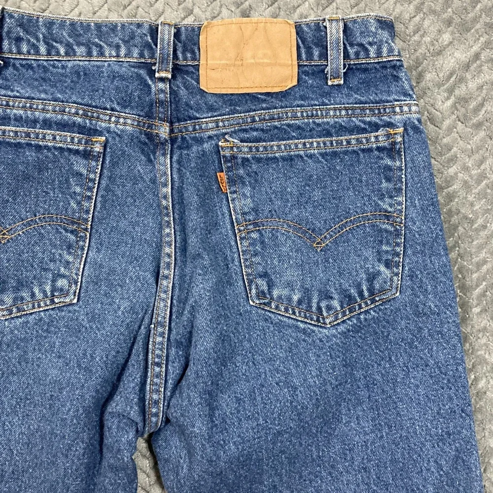 Vintage Levi's 505 Orange Tab Straight Leg Jeans Men's (30x 23) Blue USA